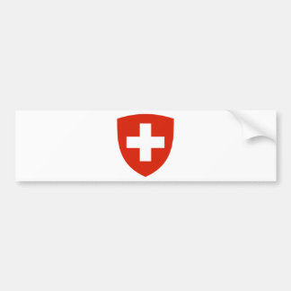 Switzerland coat of arms bumper sticker