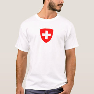 Switzerland country coat arms symbol emblem swiss T-Shirt