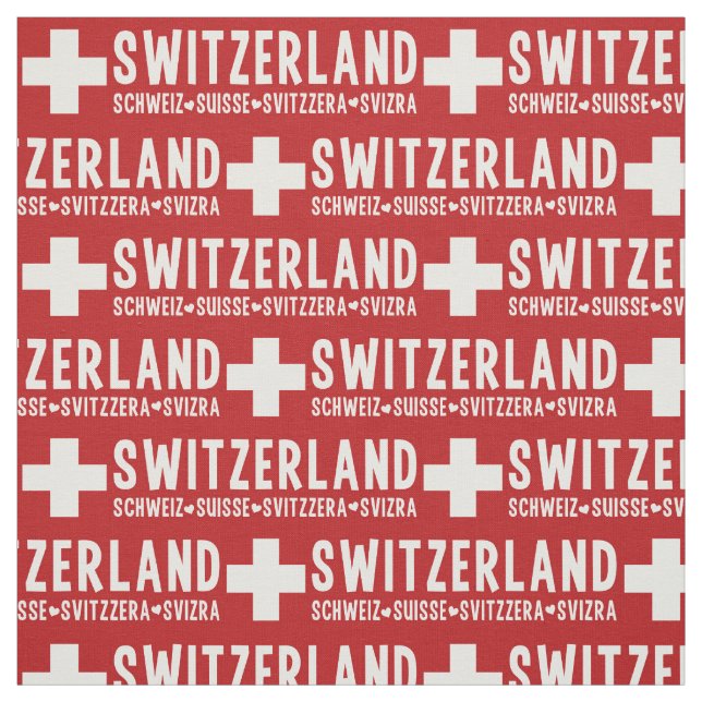 SWITZERLAND custom fabric (Swatch)