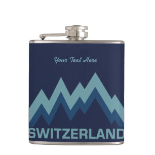 SWITZERLAND custom flask