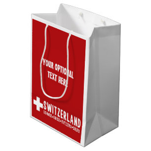 SWITZERLAND custom gift bag