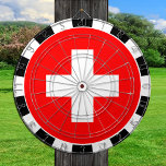 Switzerland Dartboard & Swiss Flag / game board<br><div class="desc">Dartboard: Switzerland & Swiss flag darts,  family fun games - love my country,  summer games,  holiday,  fathers day,  birthday party,  college students / sports fans</div>