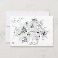 Switzerland | Destination Wedding Itinerary Map