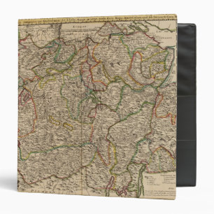 Switzerland engraved map binder