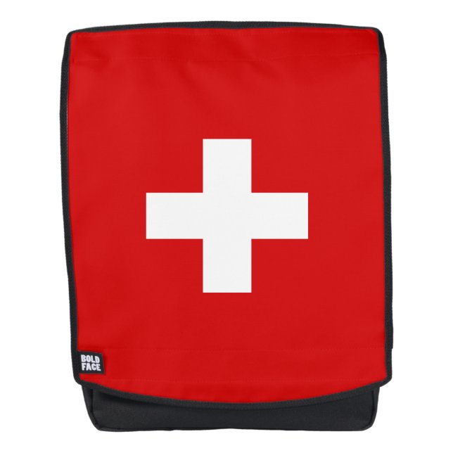 Switzerland flag backpack (Front)