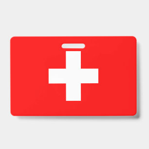 Switzerland Flag Badge