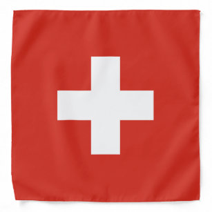 Switzerland Flag Bandana