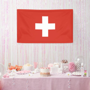 Switzerland flag banner