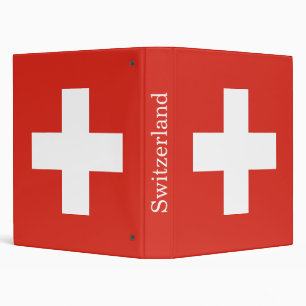 Switzerland Flag Binder