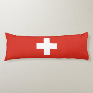 Switzerland Flag Body Pillow