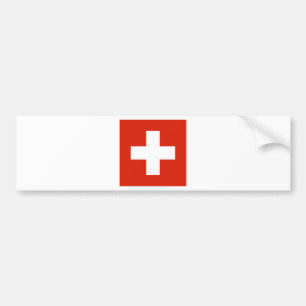 Switzerland Flag Bumper Sticker