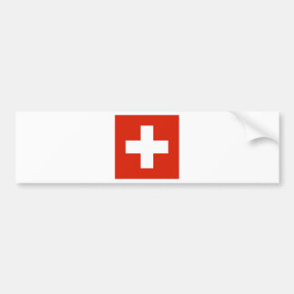 Switzerland Flag Bumper Sticker