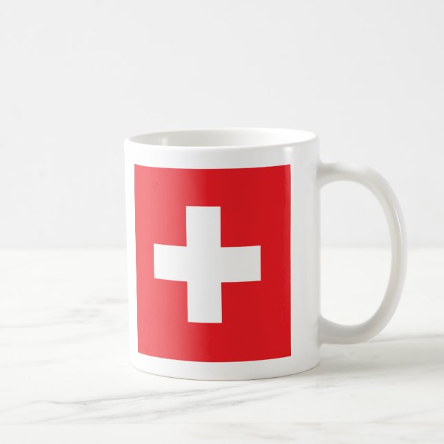 Switzerland Flag Coffee Mug (Right)