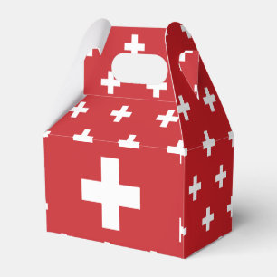 Switzerland Flag Favor Box