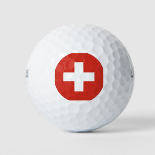 Switzerland Flag Golf Balls