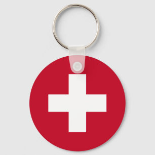 Switzerland Flag Keychain