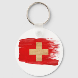 Switzerland Flag Keychain