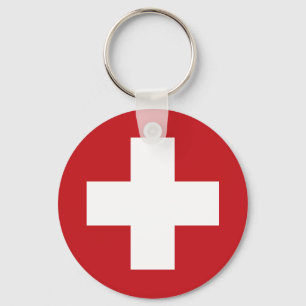 Switzerland Flag Keychain