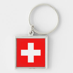 Switzerland Flag Keychain