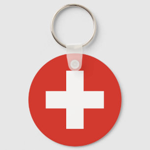 Switzerland Flag Keychain