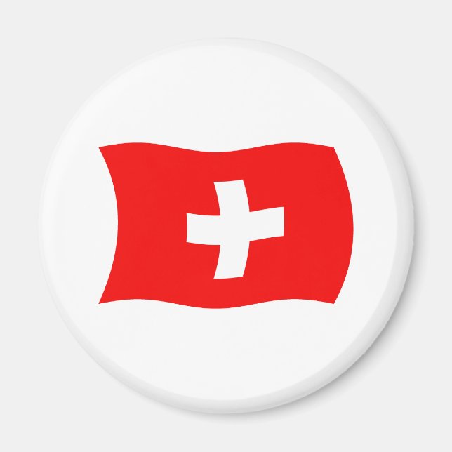 Switzerland Flag Magnet (Front)