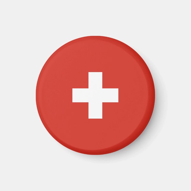 Switzerland flag magnet (Front)