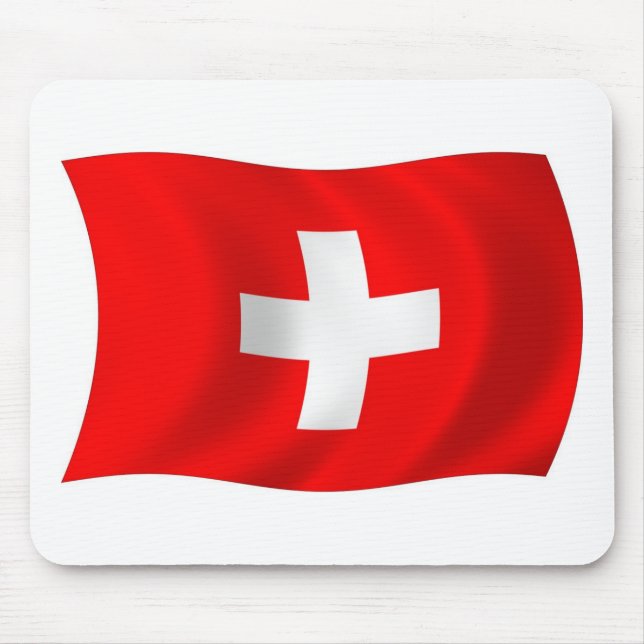 Switzerland Flag Mousepad (Front)