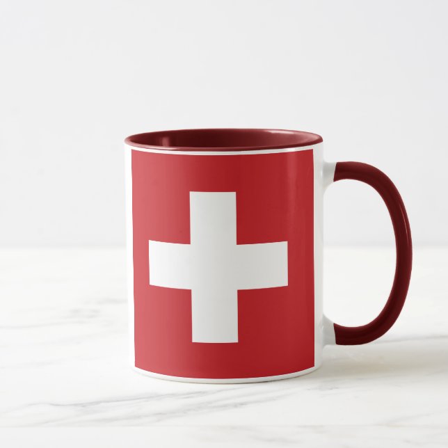 Switzerland Flag Mug (Right)
