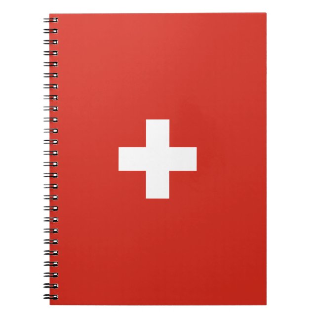 Switzerland flag notebook (Front)