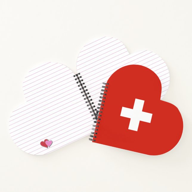 Switzerland flag notebook (Inside)