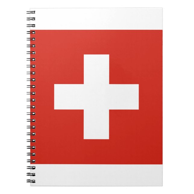 Switzerland Flag Notebook (Front)