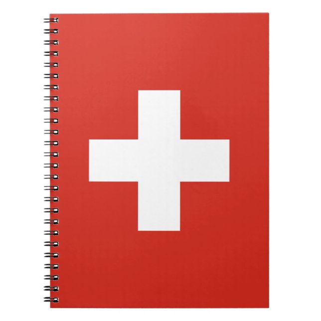 Switzerland Flag Notebook (Front)