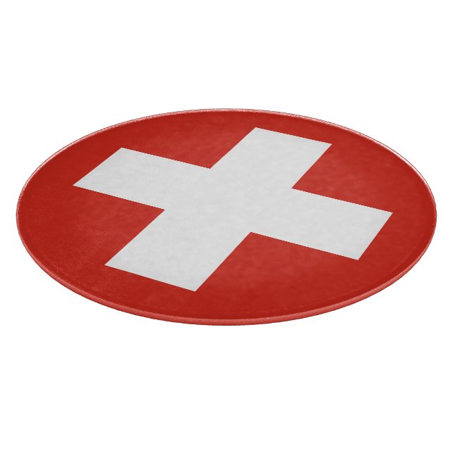 Switzerland flag phone case cutting board (Corner)