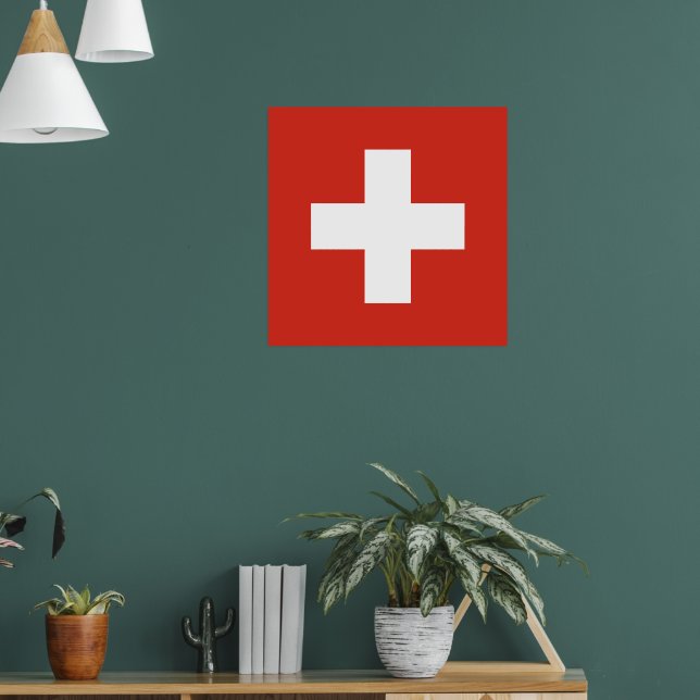 Switzerland flag phone case poster (Living Room 1)