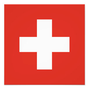 Switzerland Flag Photo Print