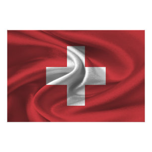 Switzerland Flag Photo Print