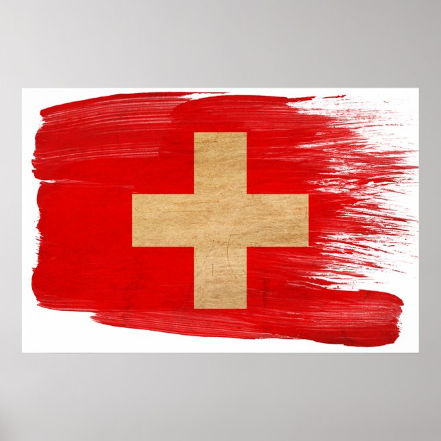 Switzerland Flag Posters (Front)
