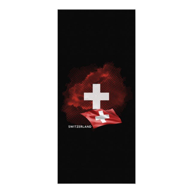 Switzerland flag rack card (Front)