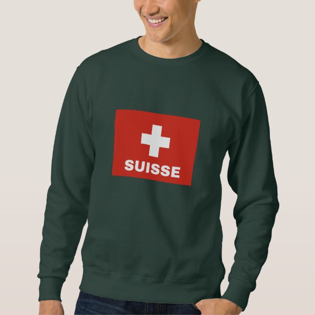 Switzerland Flag Sweatshirt (Front)