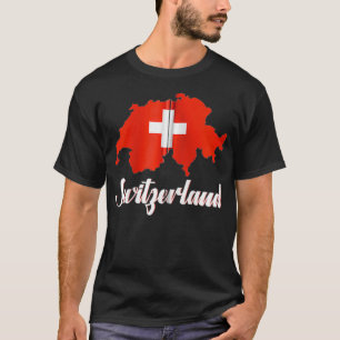 Switzerland Flag Swiss Men Women Kids Zip T-Shirt