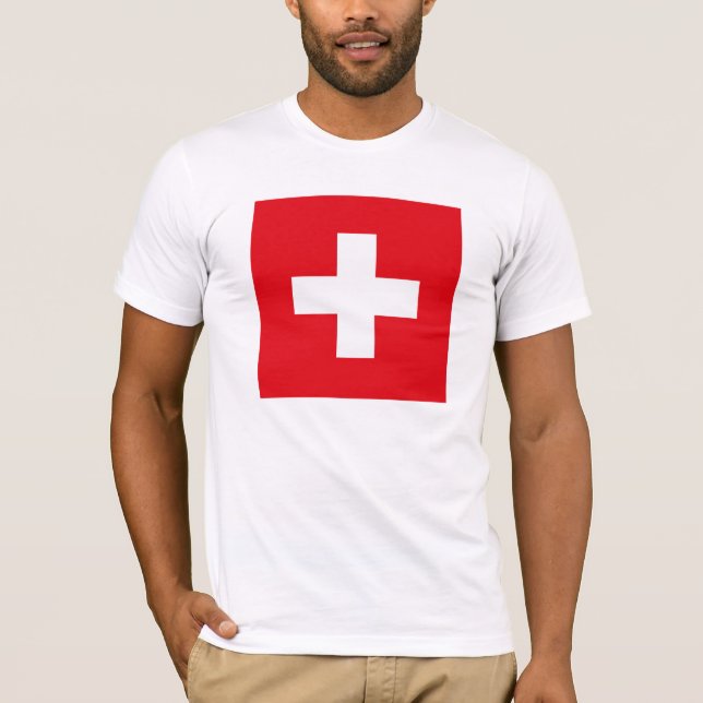 Switzerland Flag T-shirt (Front)