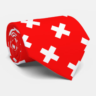 Switzerland Flag Tie