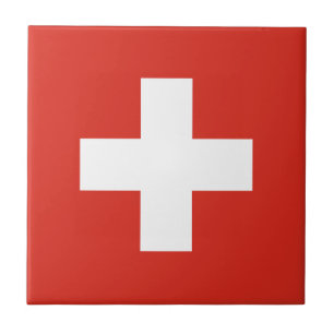 Switzerland Flag Tile