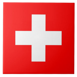 Switzerland Flag Tile