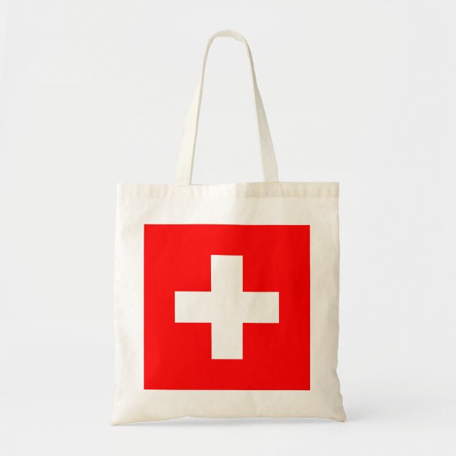 Switzerland Flag Tote Bag (Front)