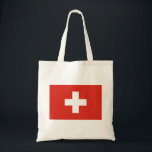 Switzerland Flag Tote Bag<br><div class="desc">Patriotic flag of Switzerland.</div>