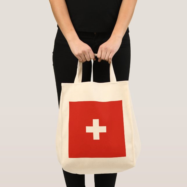 Switzerland flag tote bag (Front (Product))