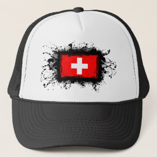 Switzerland Flag Trucker Hat