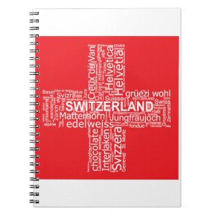 Switzerland Flag Word Cloud Notebook