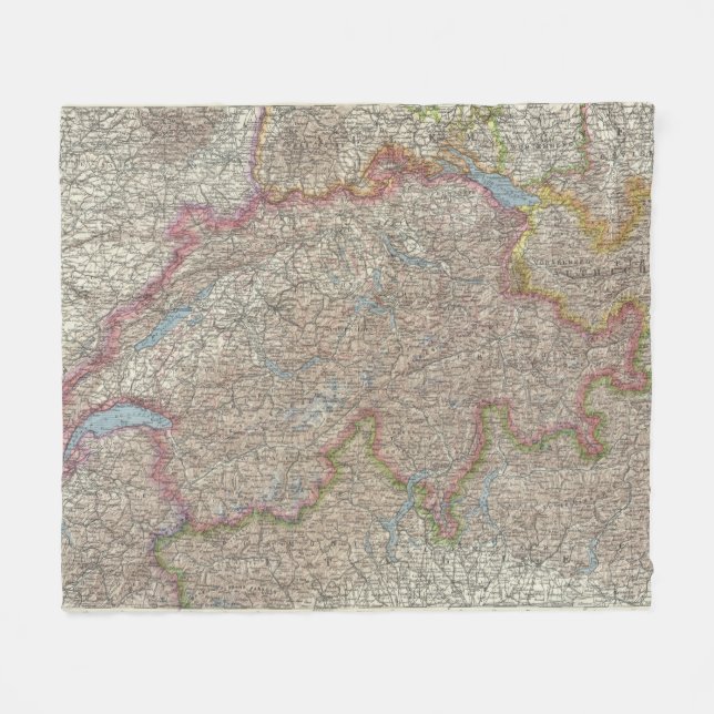 Switzerland Fleece Blanket (Front (Horizontal))